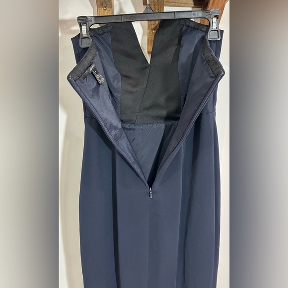 Jay Godfrey Strapless Sylvia Gown Navy Strapless Tuxedo 0 - Picture 10 of 12